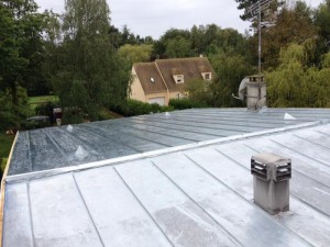 DB Créa rénovation pose de toiture en zinc Rambouillet