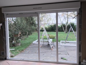 Rénovation pose porte fenêtre baie vitrée Yvelines Rambouillet