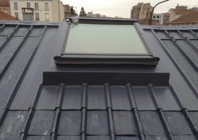 Pose de velux sur toit en zinc Rambouillet DB Créa
